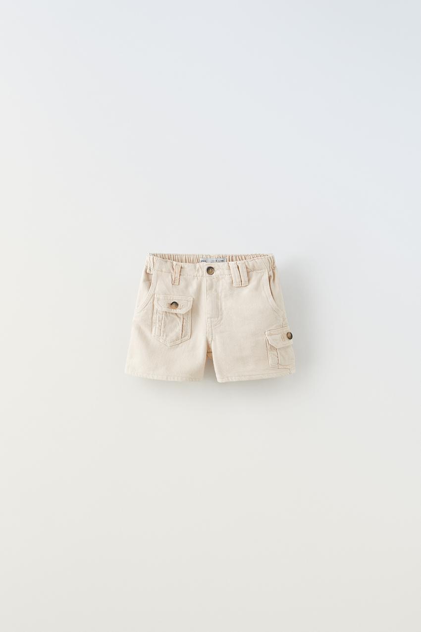 Zara shorts beige Clearance