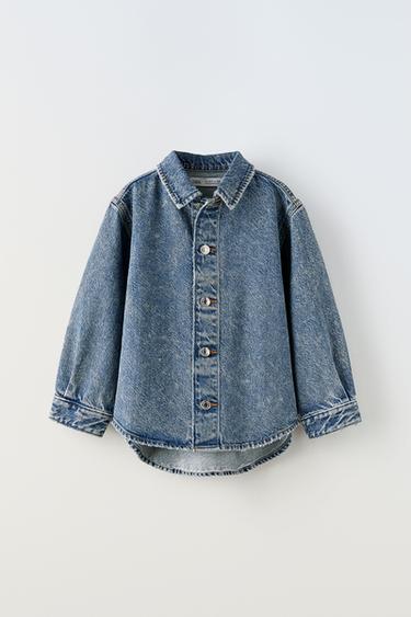 Camisa vaquera 2025 niña zara