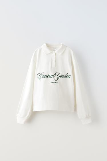 EMBROIDERED POLO SHIRT - White by Zara