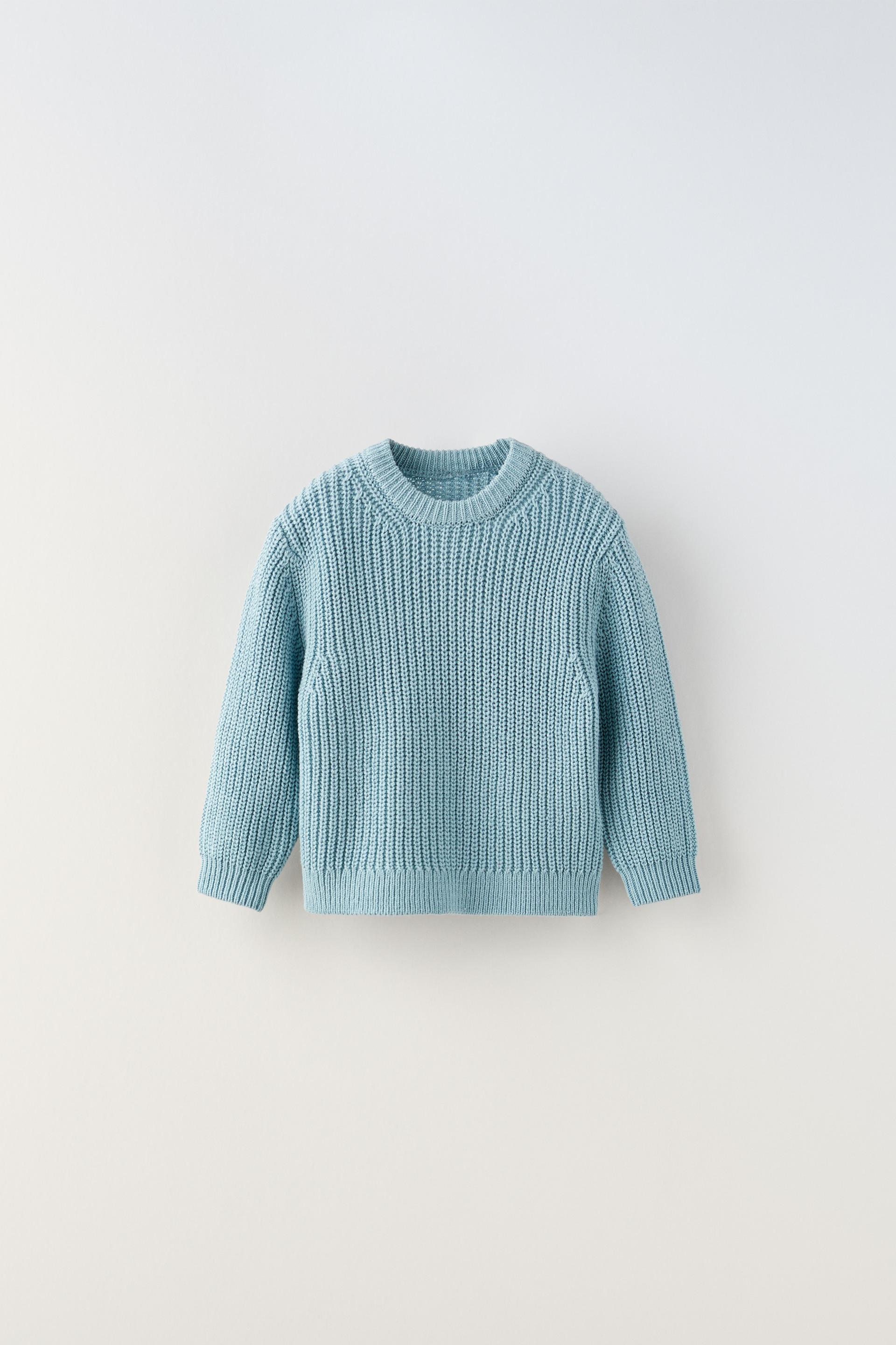 Zara pale blue jumper Clearance