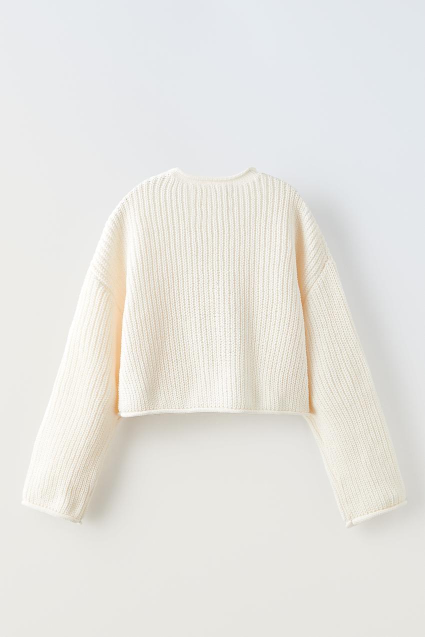 Extreme cropped jumper zara Clearance