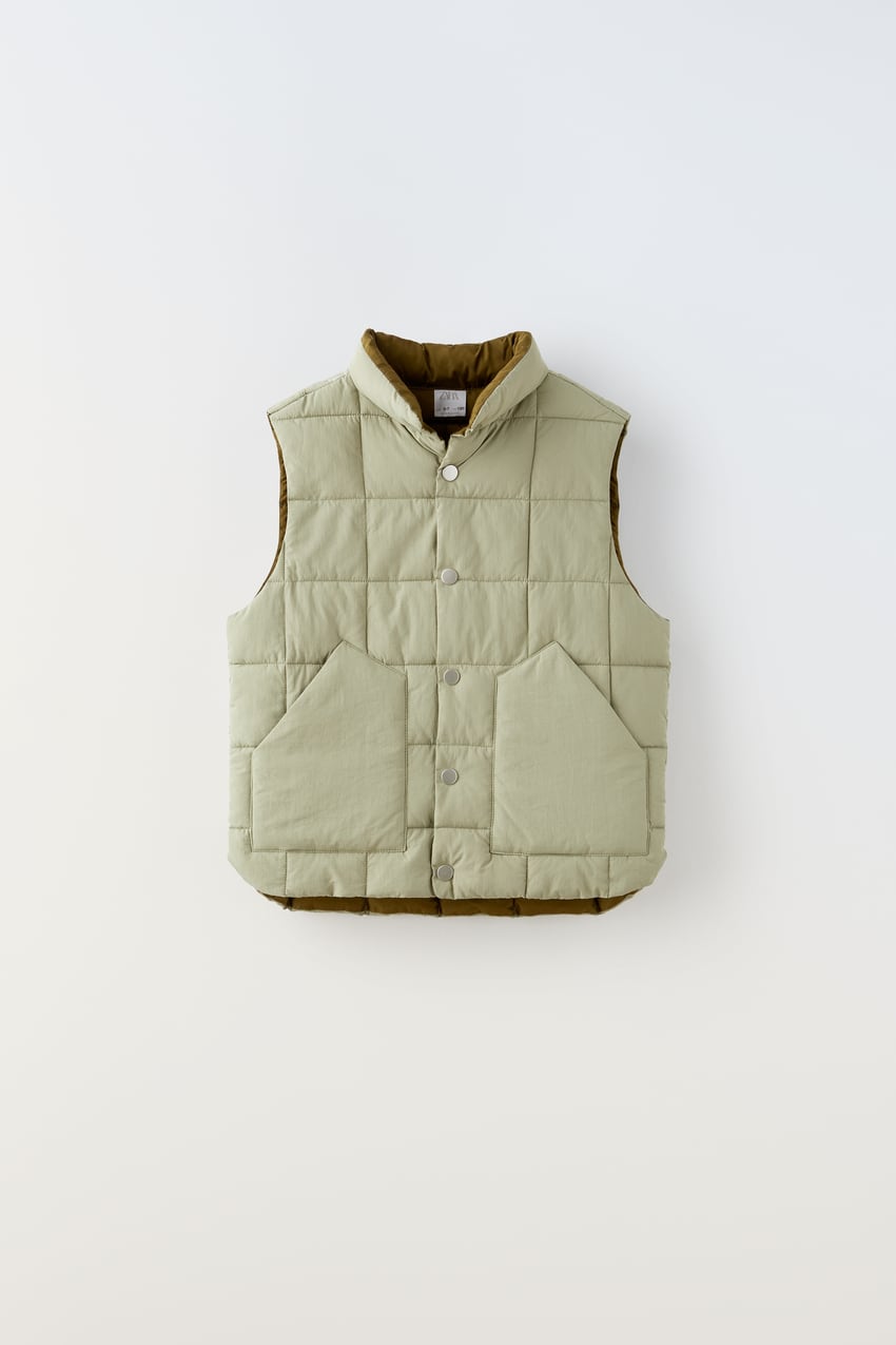 sleeveless puffer vest