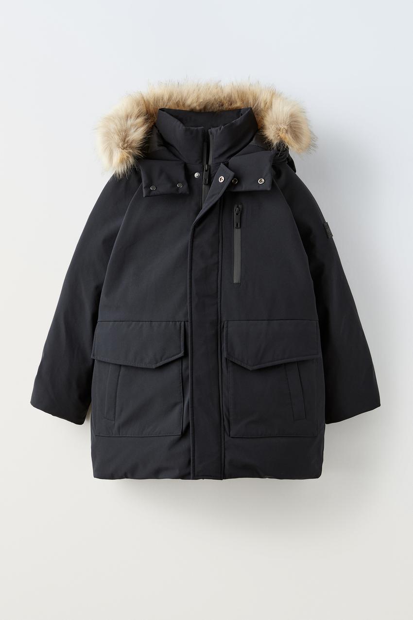 Zara fur hood Clearance