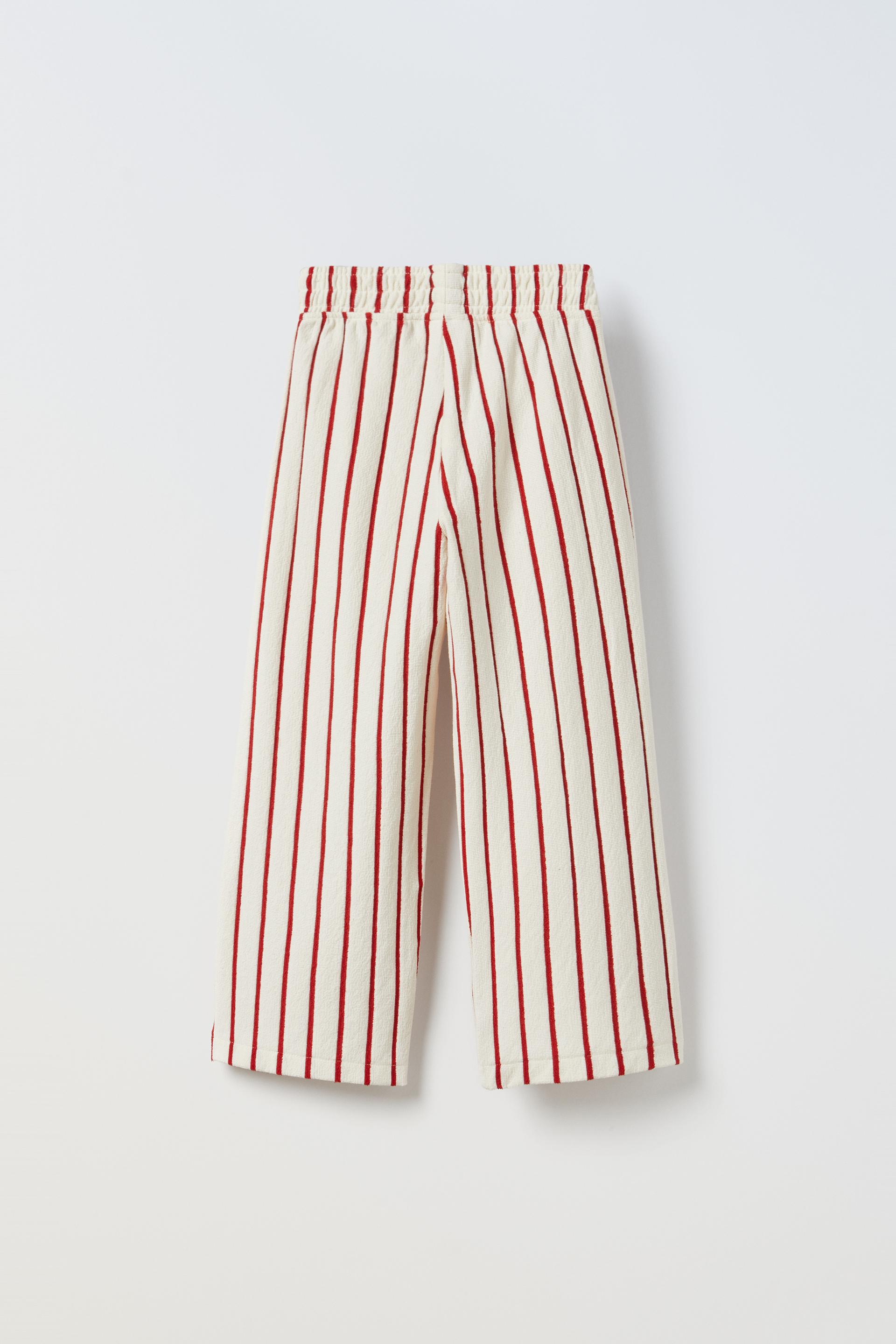 Stripe trousers zara Clearance
