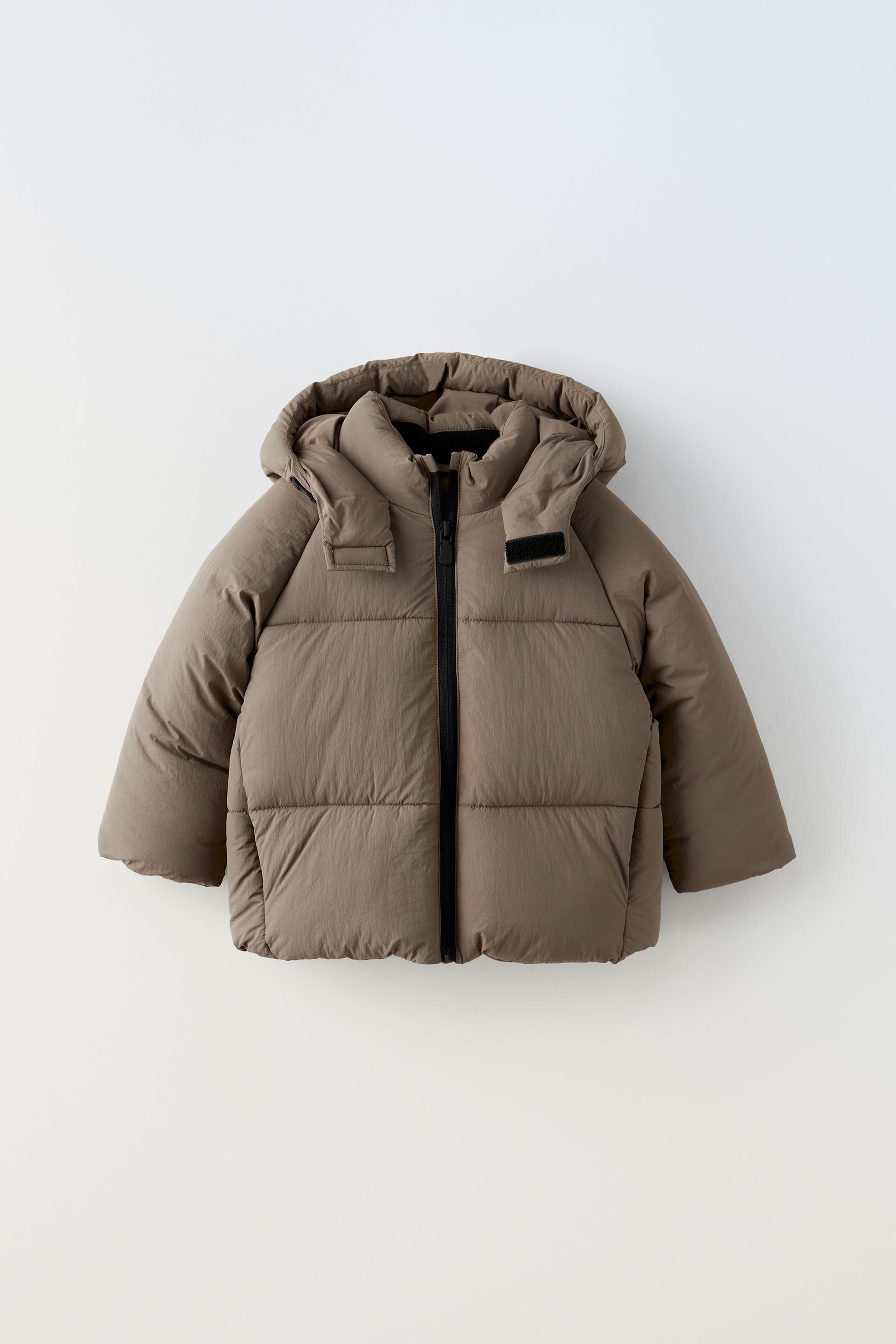 Zara puffer with hood Clearance