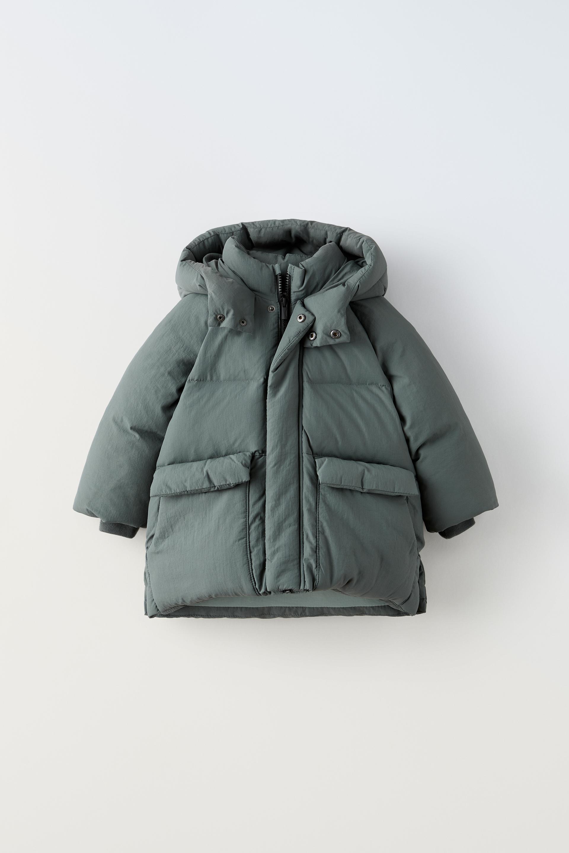 Zara water repellent down filled coat Clearance