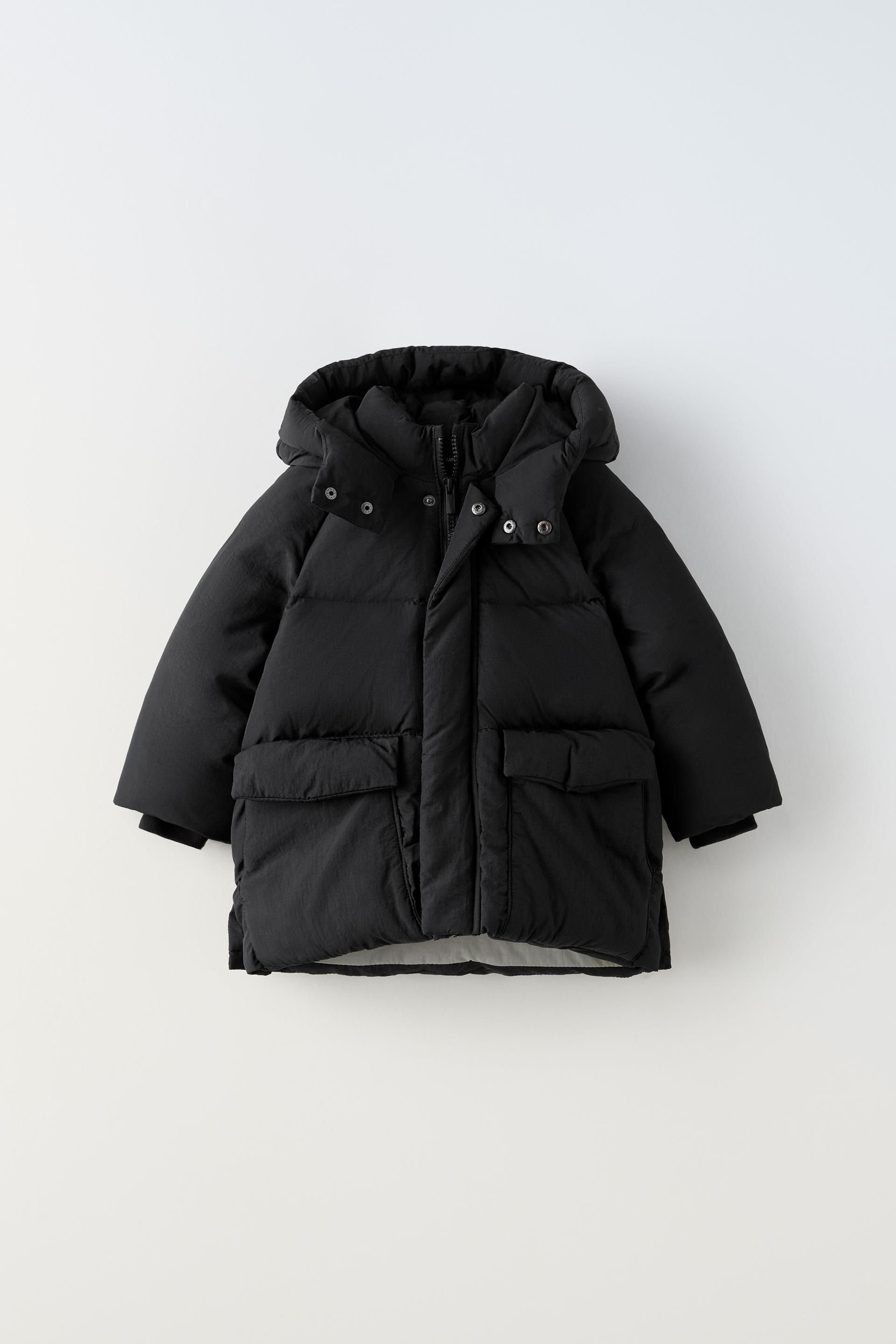 Black bubble coat zara Outlet