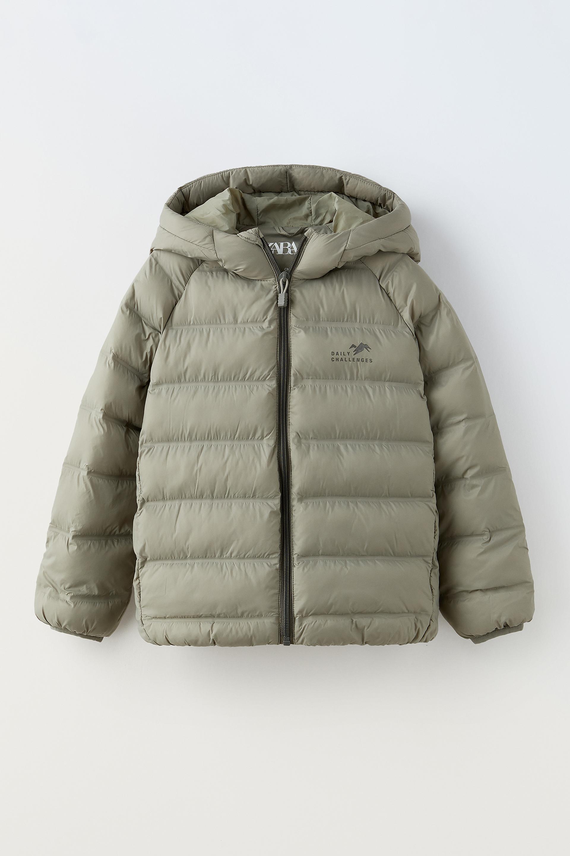 Quilted down jacket zara Clearance