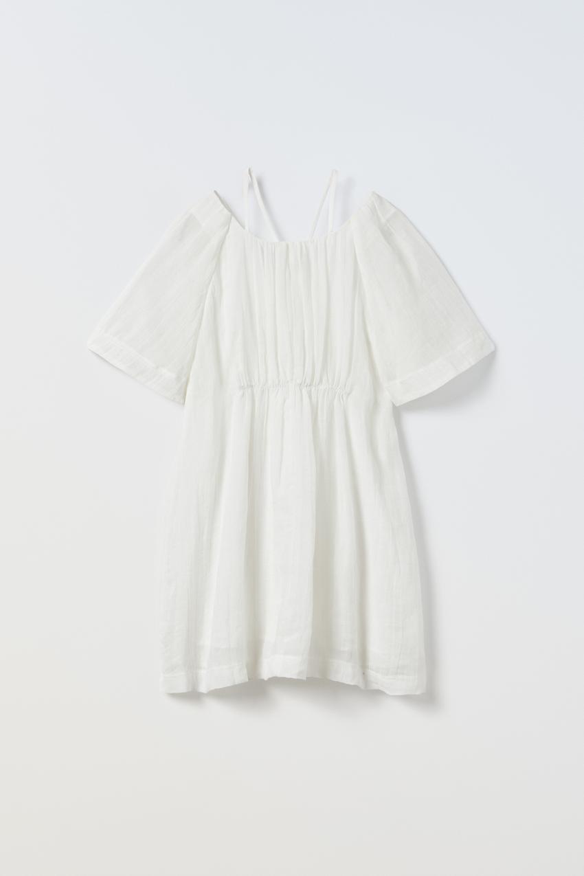 Zara white knot dress Clearance