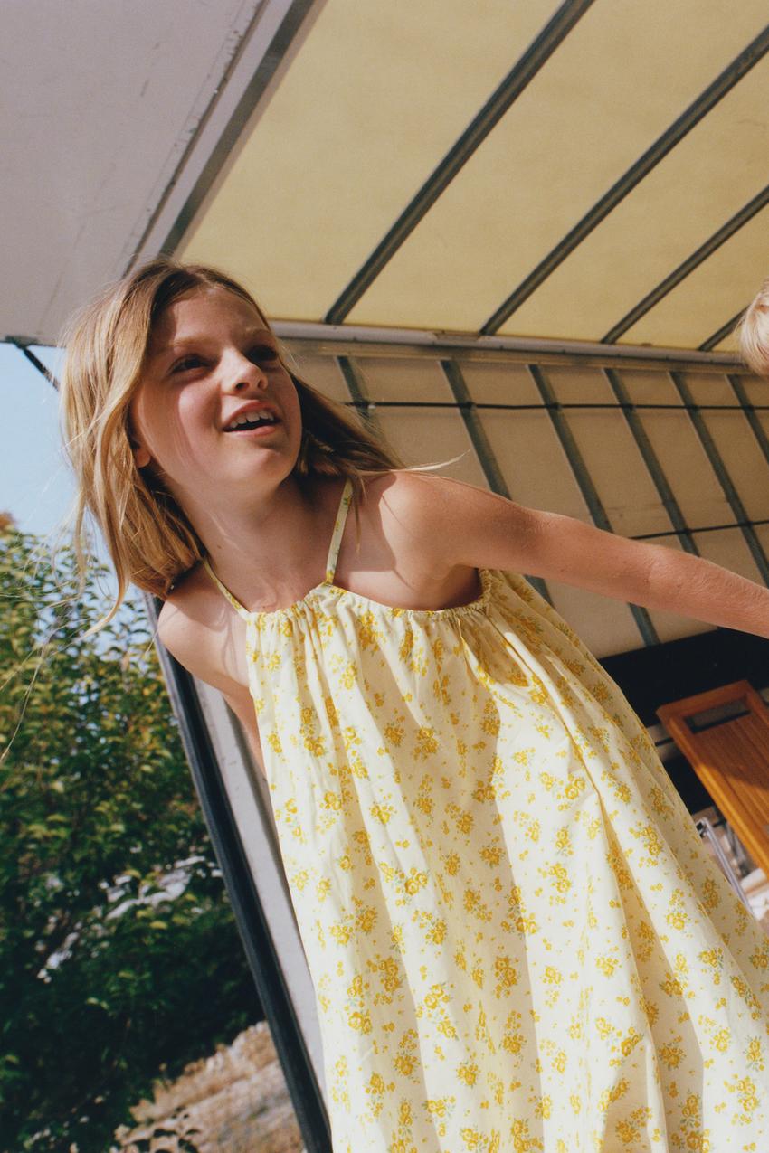 Zara yellow floral pants Clearance