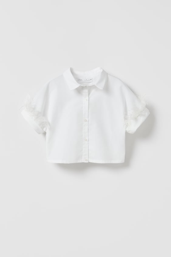 Camisas y Blusas Blancas de Niña | Rebajas Online | ZARA Panamá