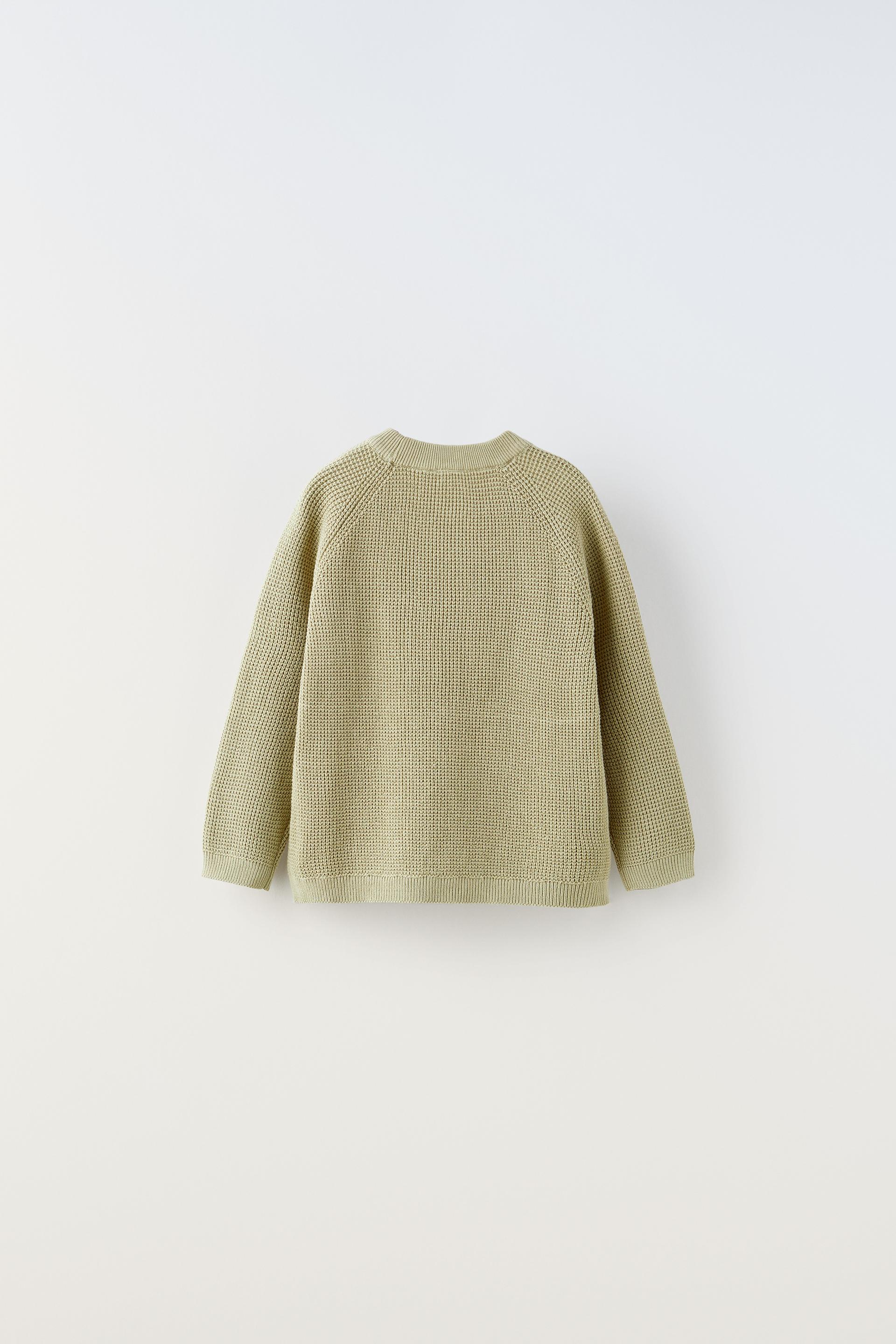 Zara waffle knit sweater Clearance