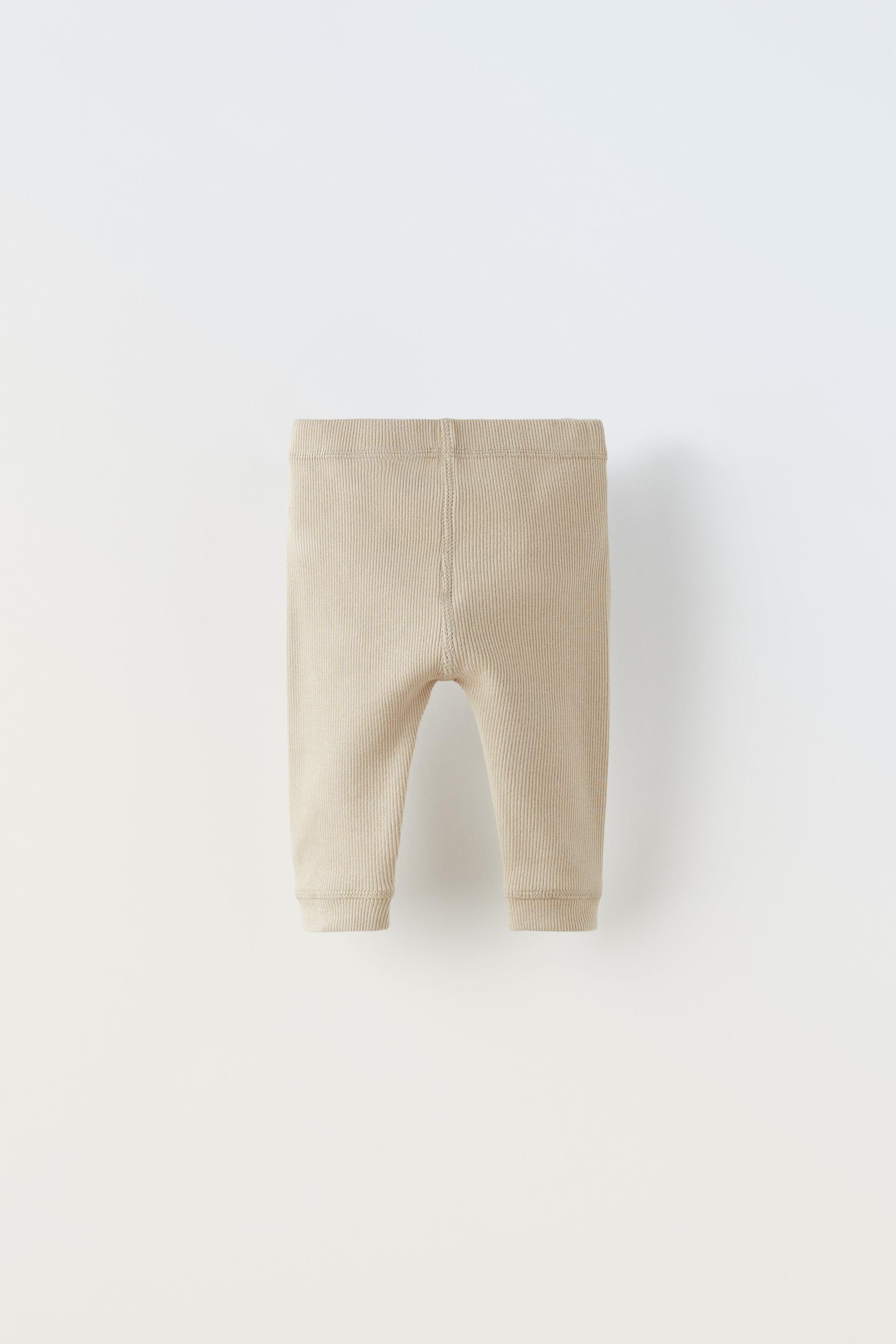 Zara blue ribbed leggings Clearance