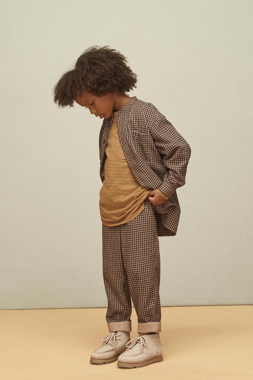 Zara checkered trousers Clearance