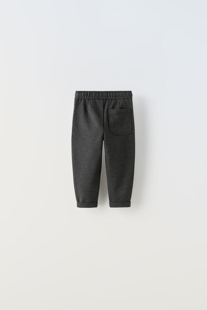 Zara comfort knit trousers Clearance
