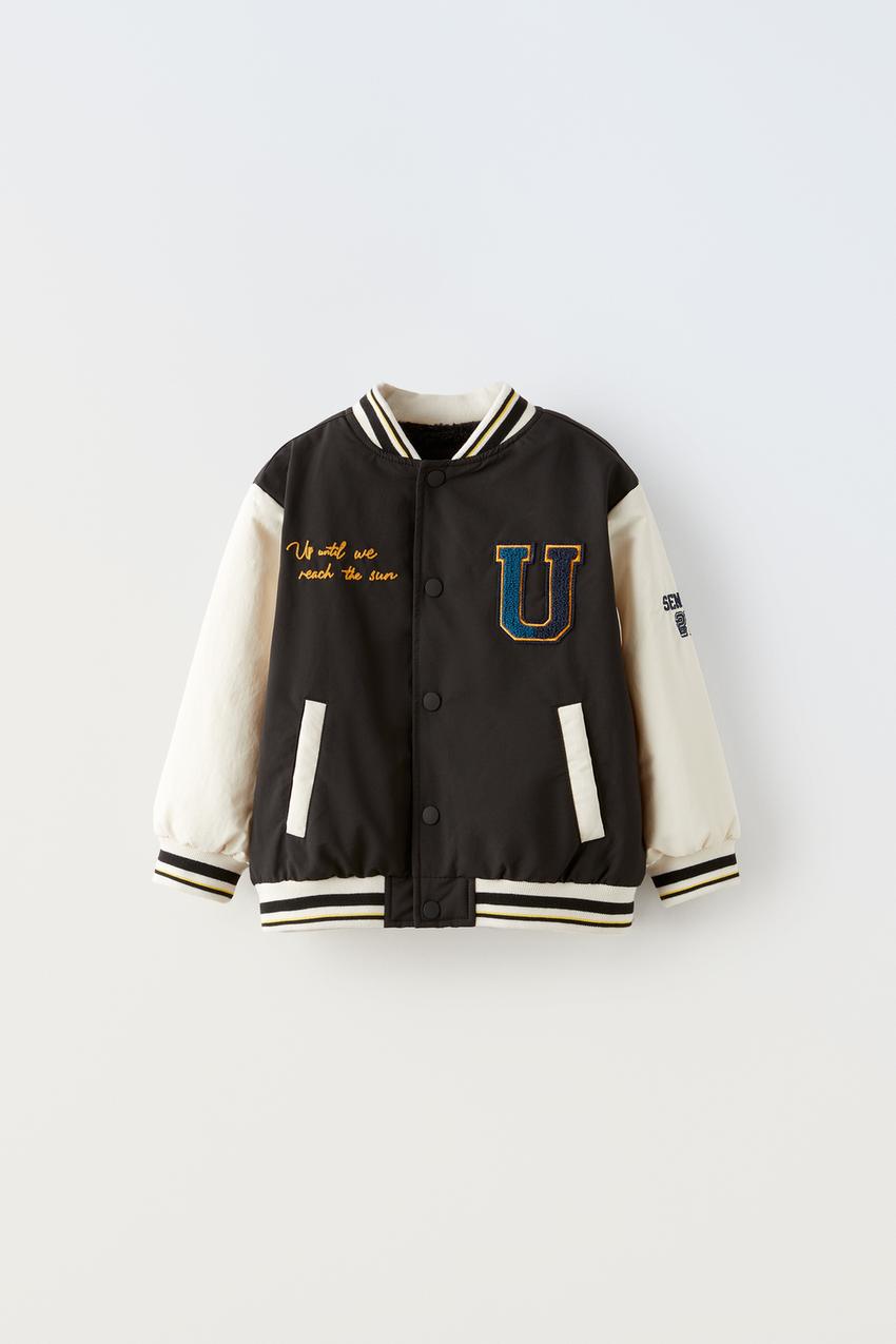 Zara varsity sweater Clearance