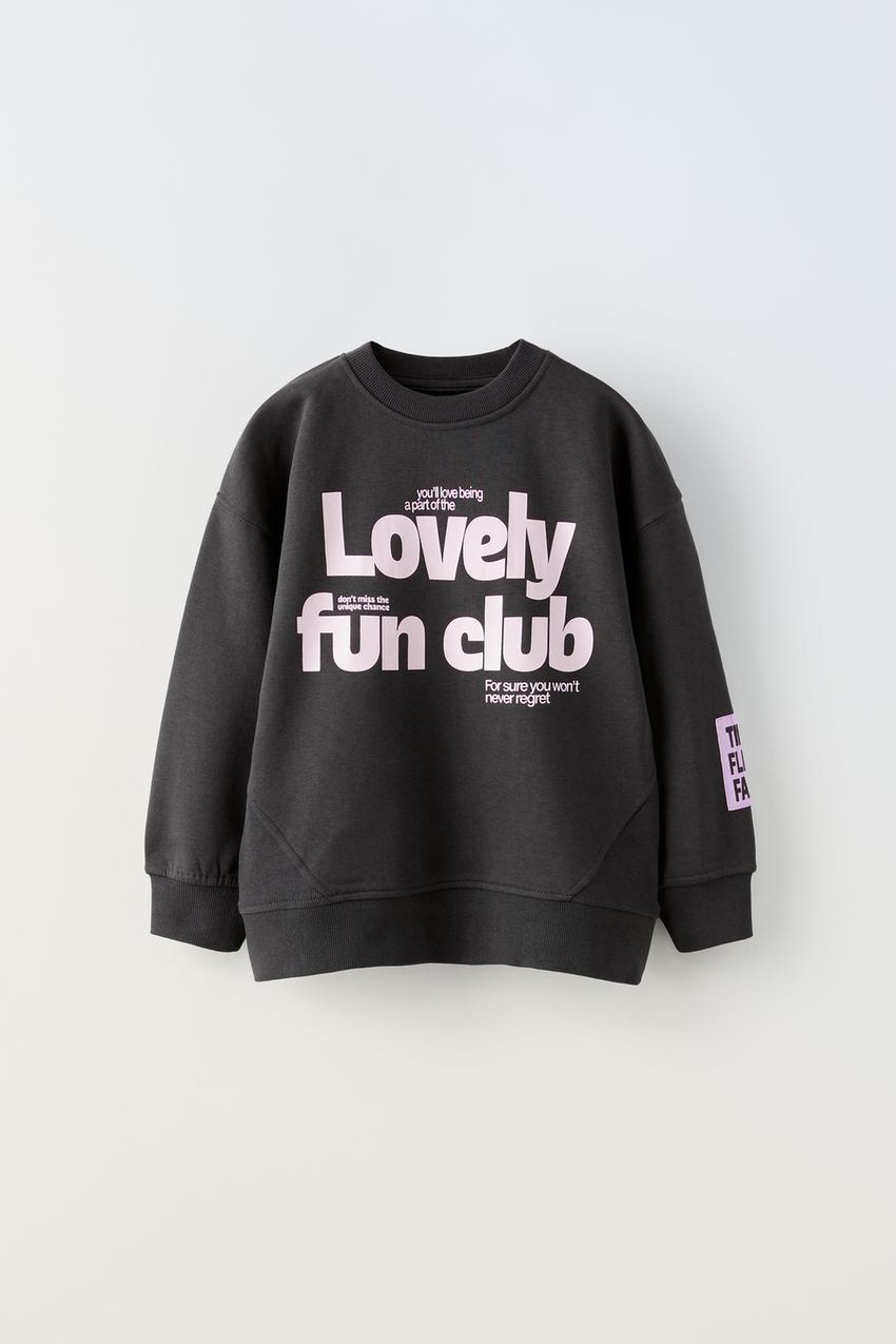 Zara plush sweatshirt sales