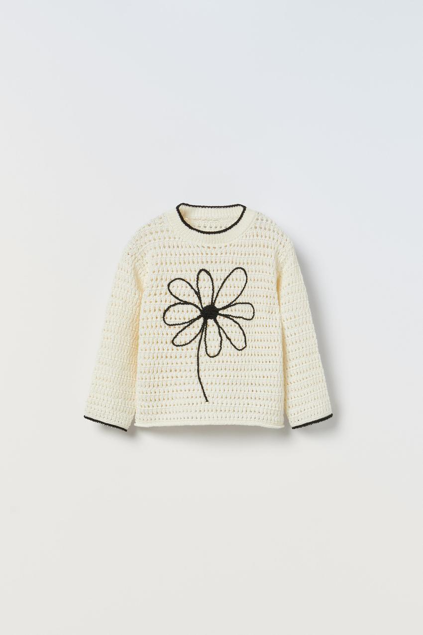 Zara flower jumper Outlet