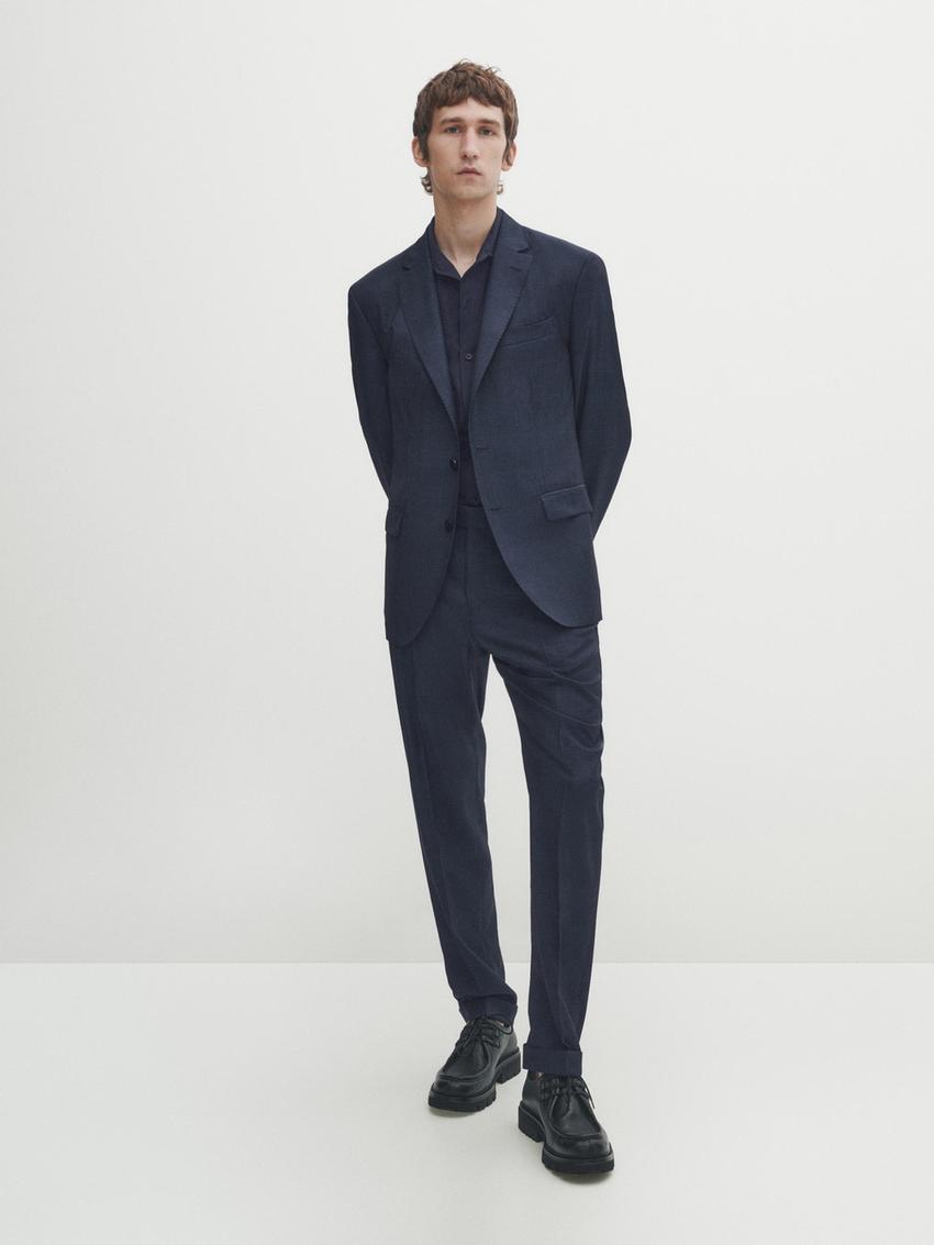 Zara black suit trousers Clearance