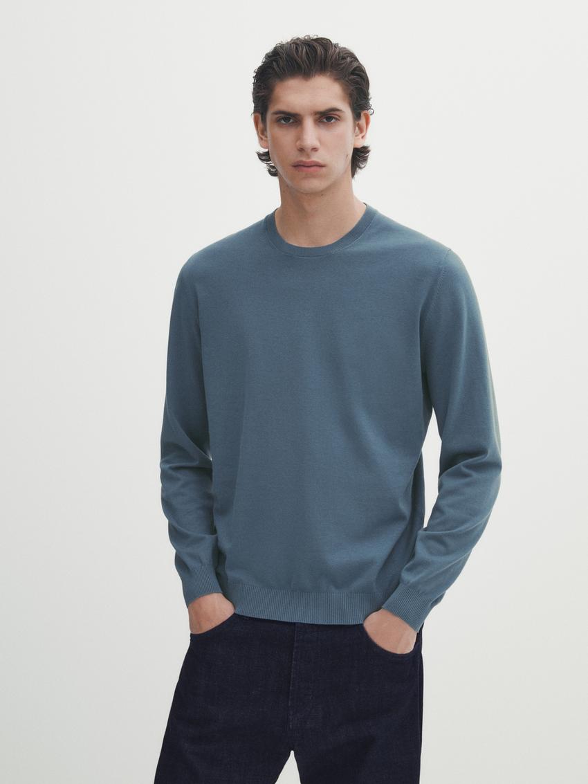Zara mens crew neck Clearance