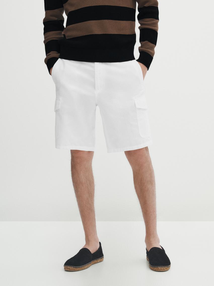Zara mens cotton shorts Clearance