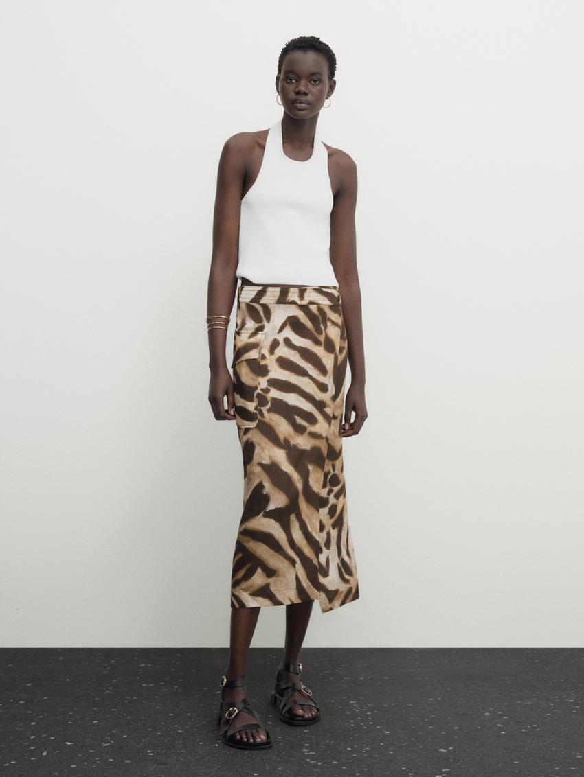 Brown zara skirt Clearance