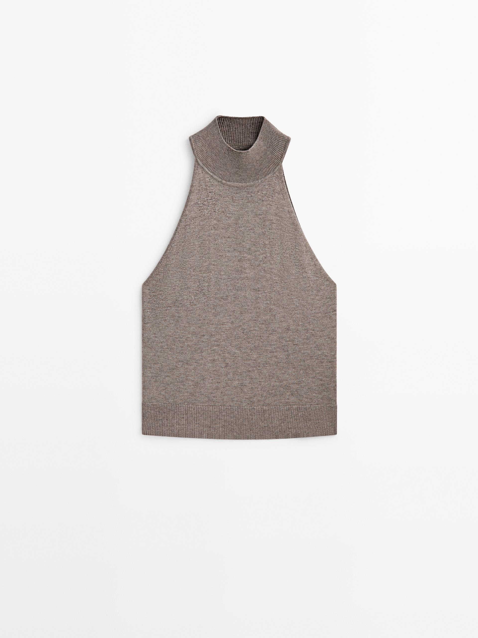 Turtleneck tank top zara Clearance