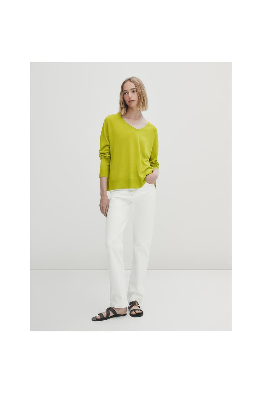 Fine knit jumper zara Outlet