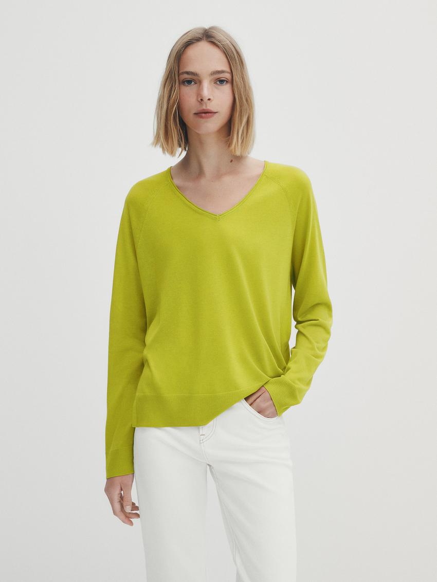 Fine knit jumper zara Outlet