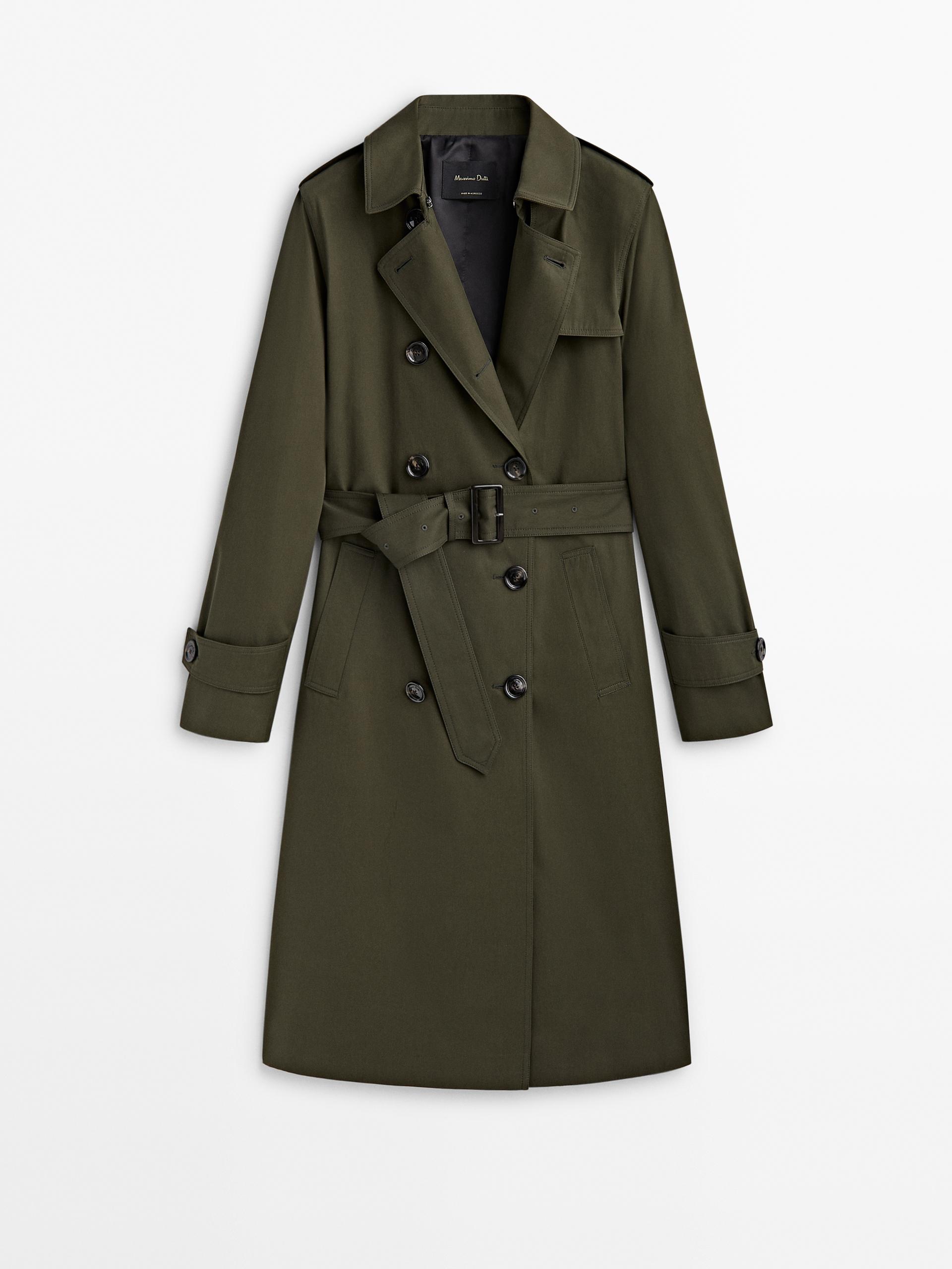 Zara green coat Clearance