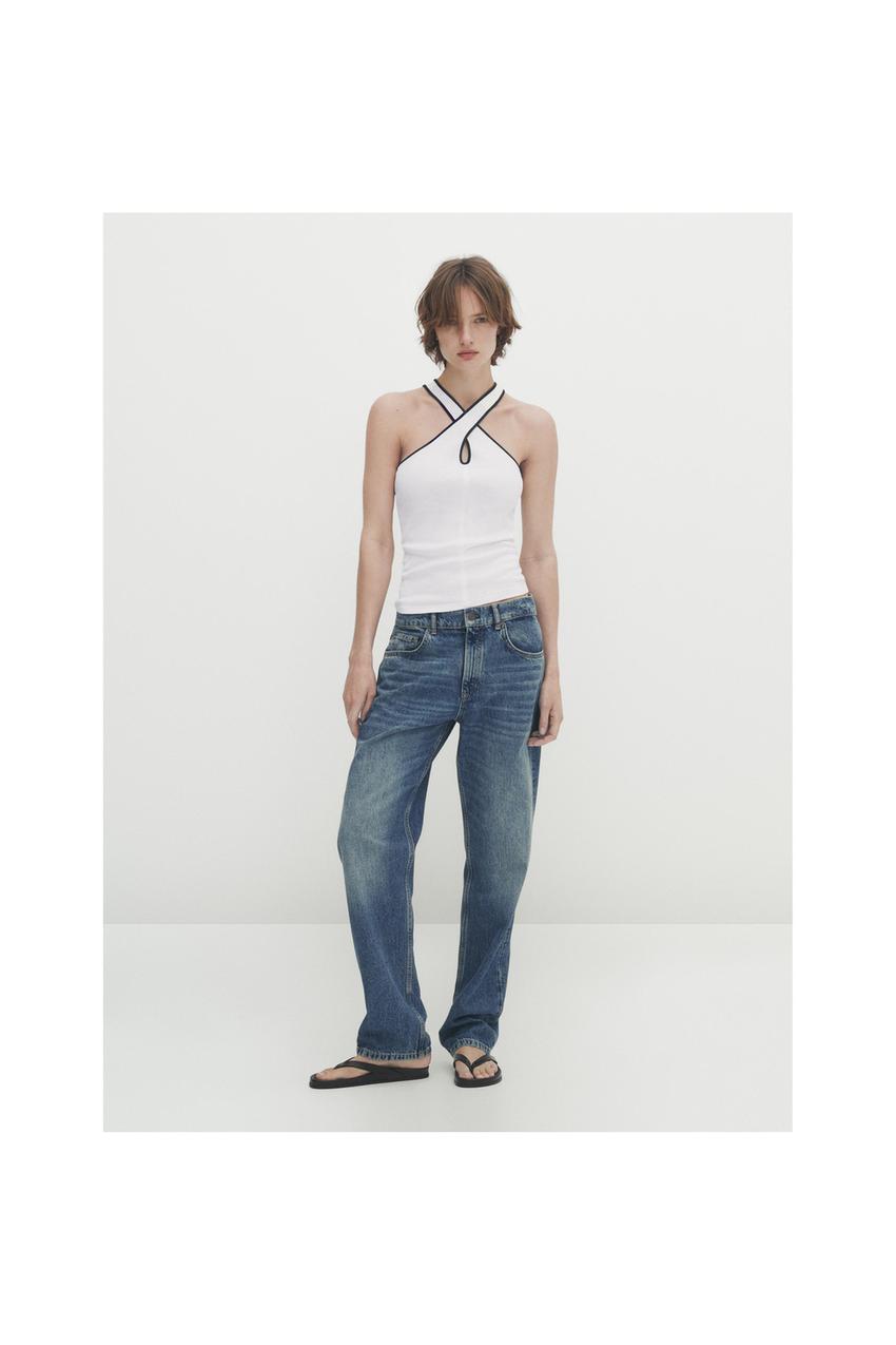 Zara cross over top Clearance
