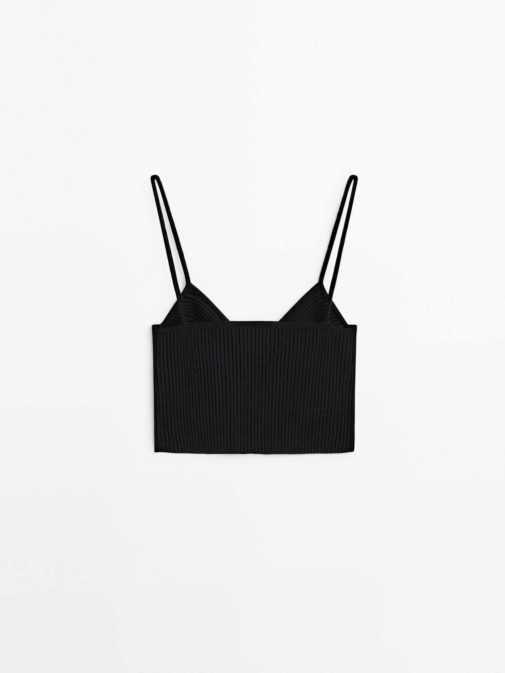 Zara ribbed crop tops Clearance