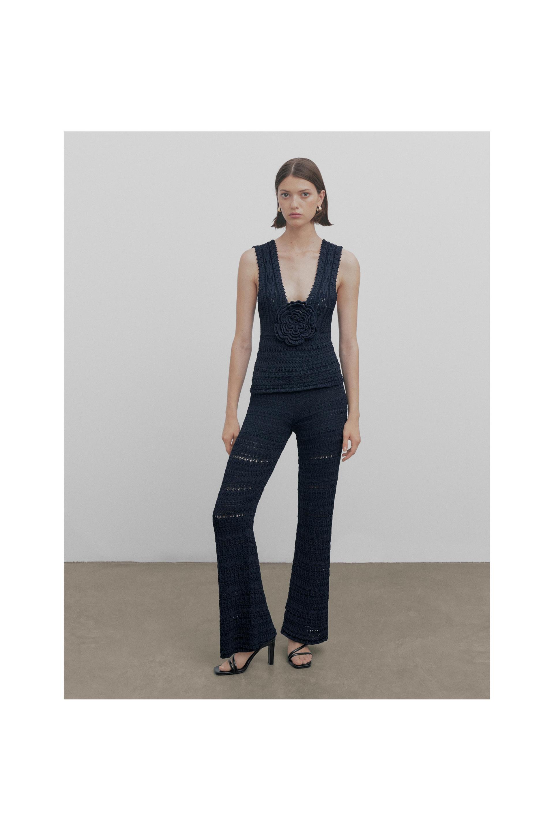 Zara crochet trousers Clearance