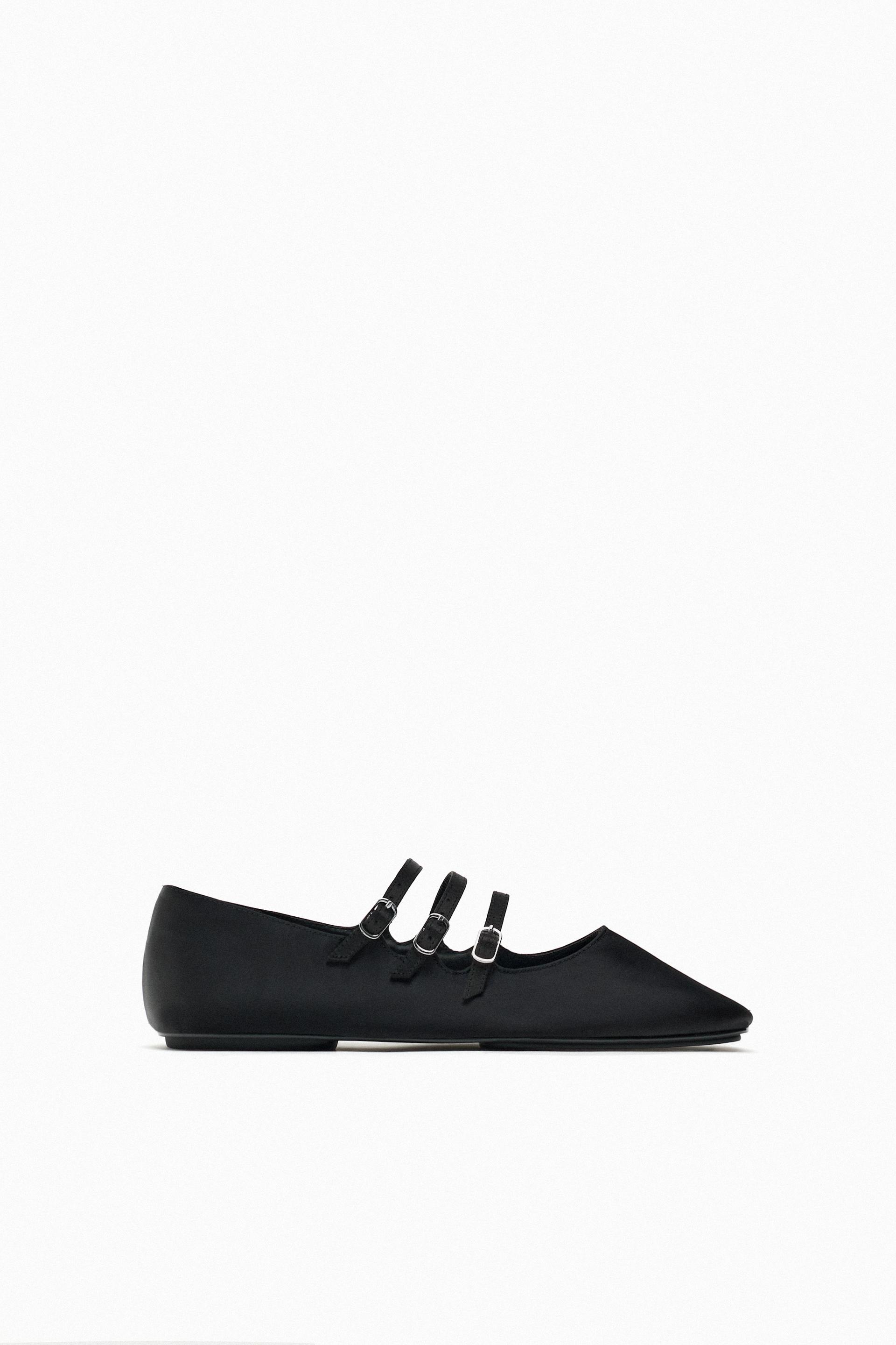 Zara flat shoes women Clearance