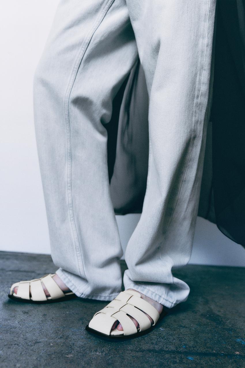 Zara closed toe sandals Clearance