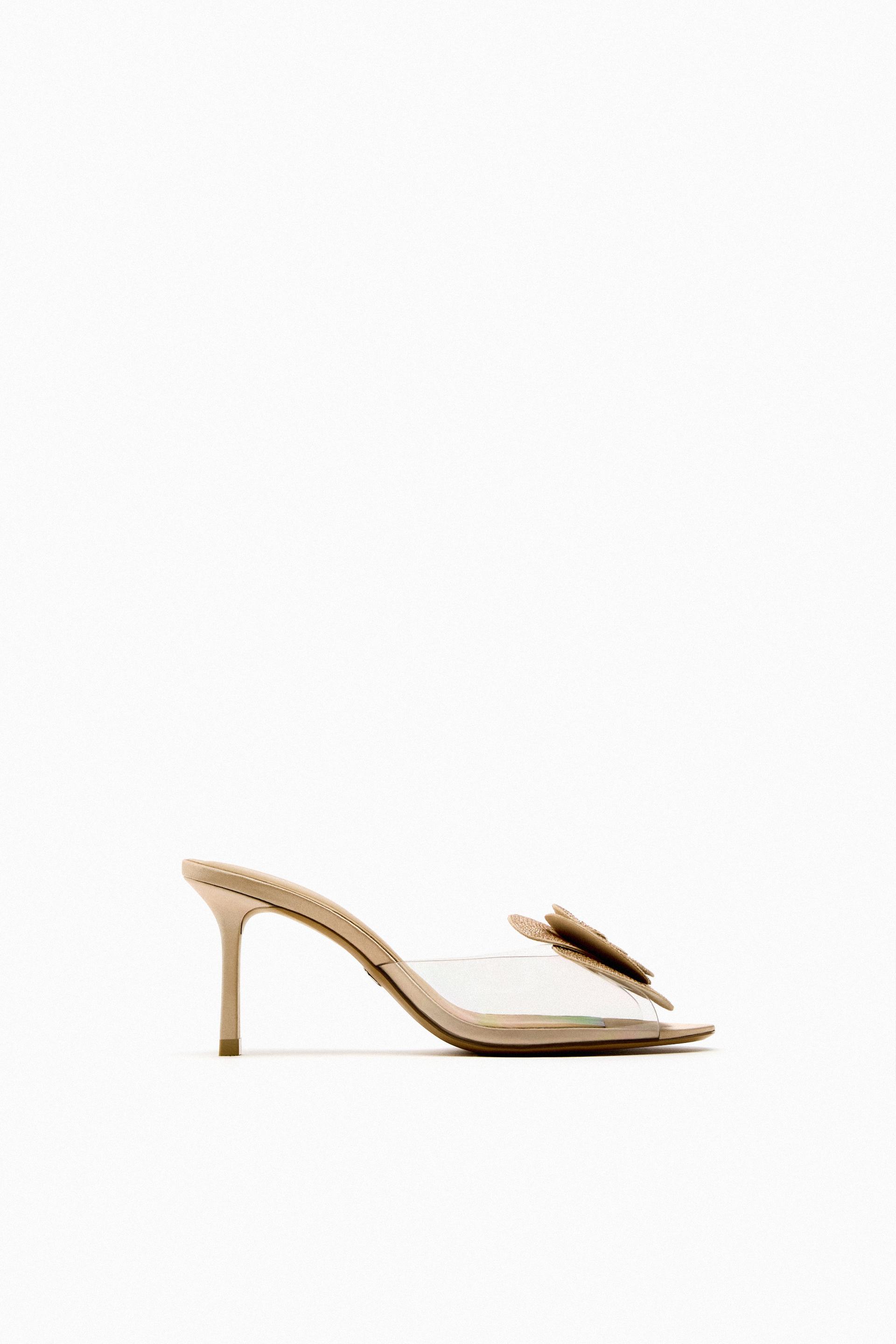 Zara vinyl mule Clearance