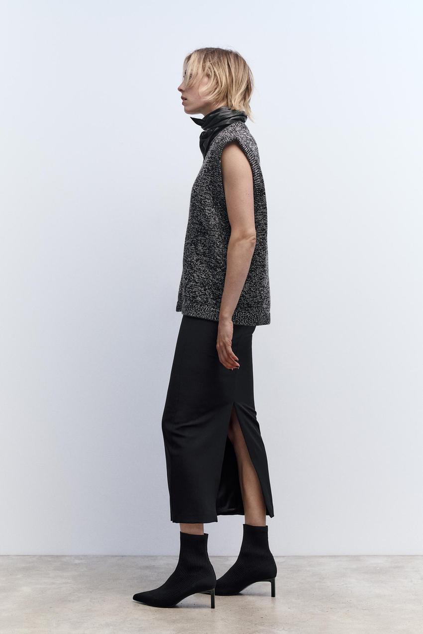 Zara mid heel boots Clearance