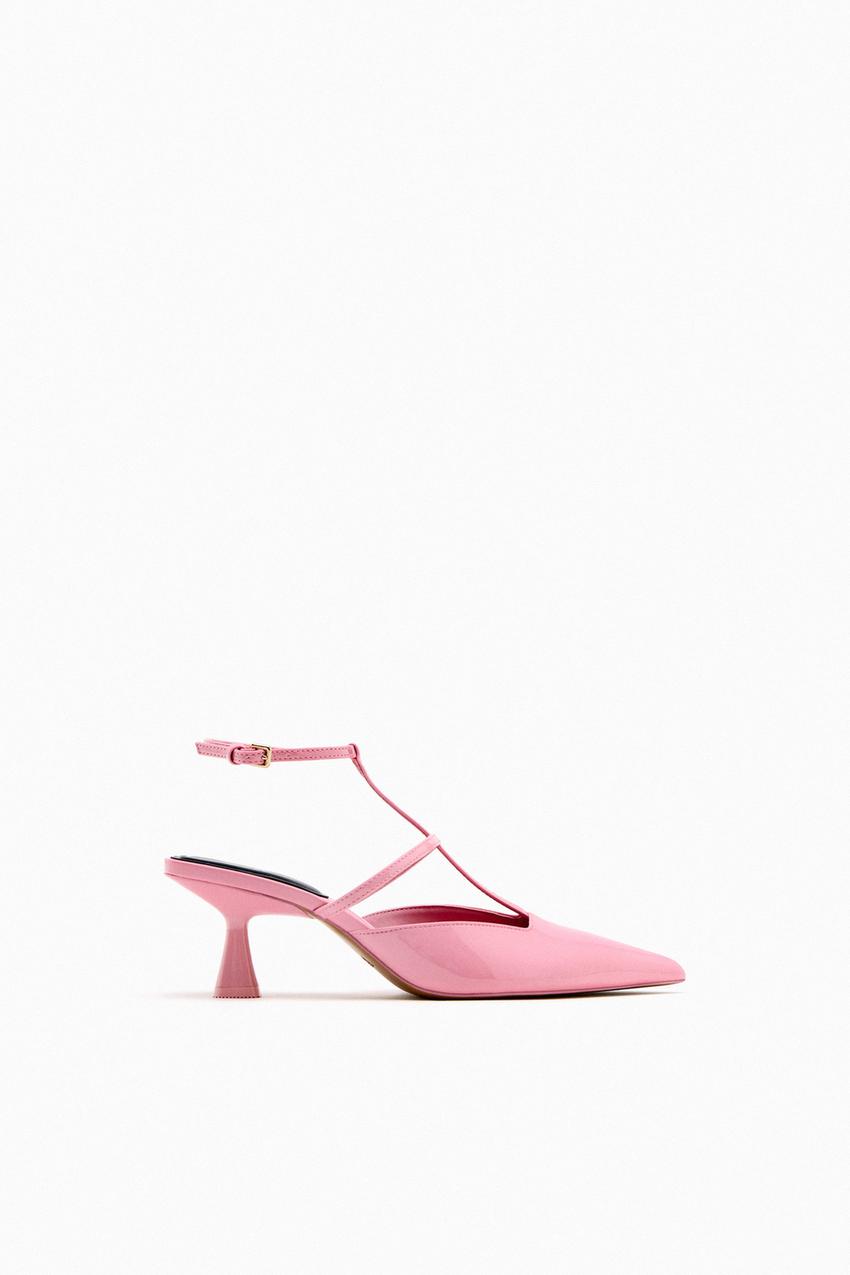 Zara pink high heels Clearance