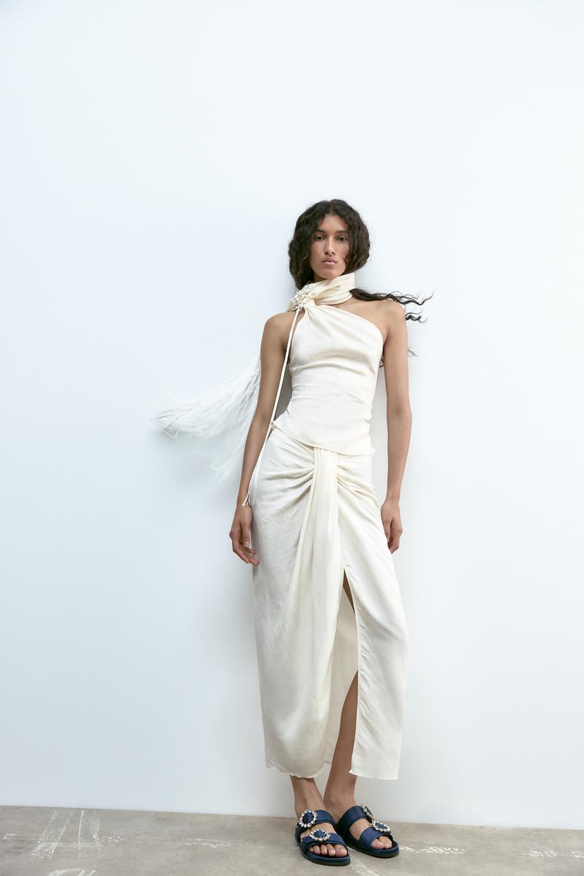 Zara buckle flat sandals Clearance