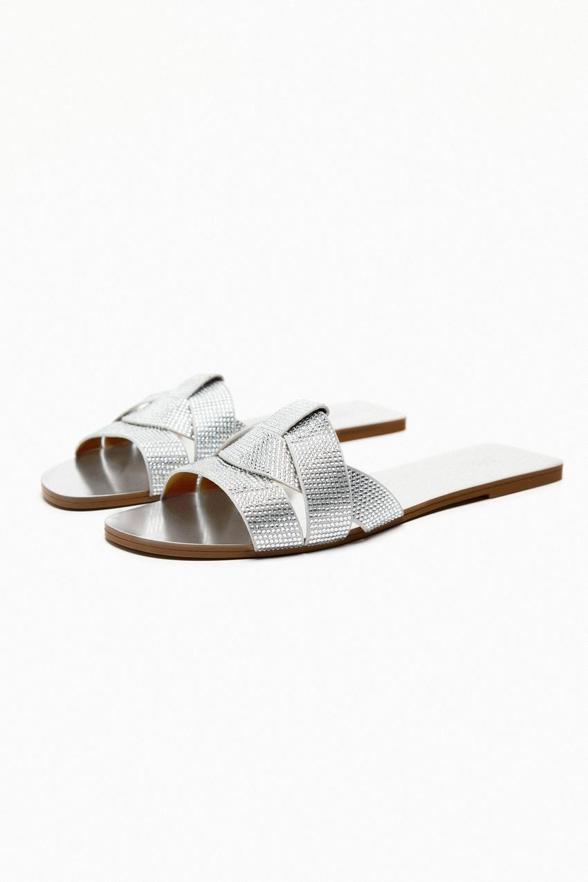 Zara flats sandals Clearance