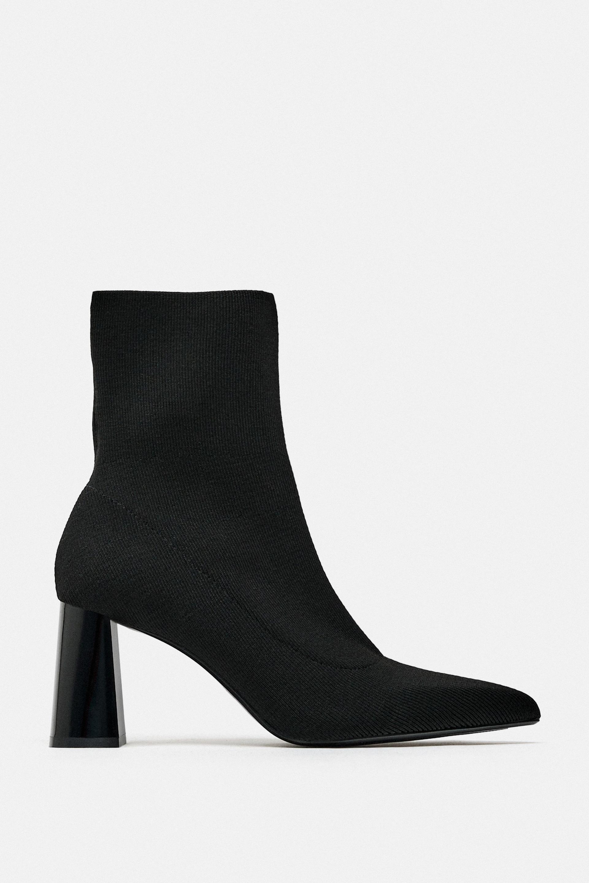 Zara stretch fabric ankle boots Clearance