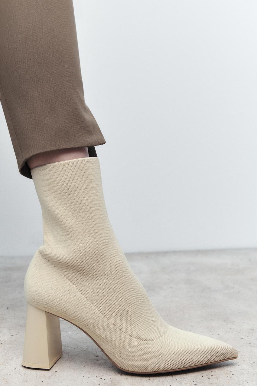 Beige boots womens zara Clearance