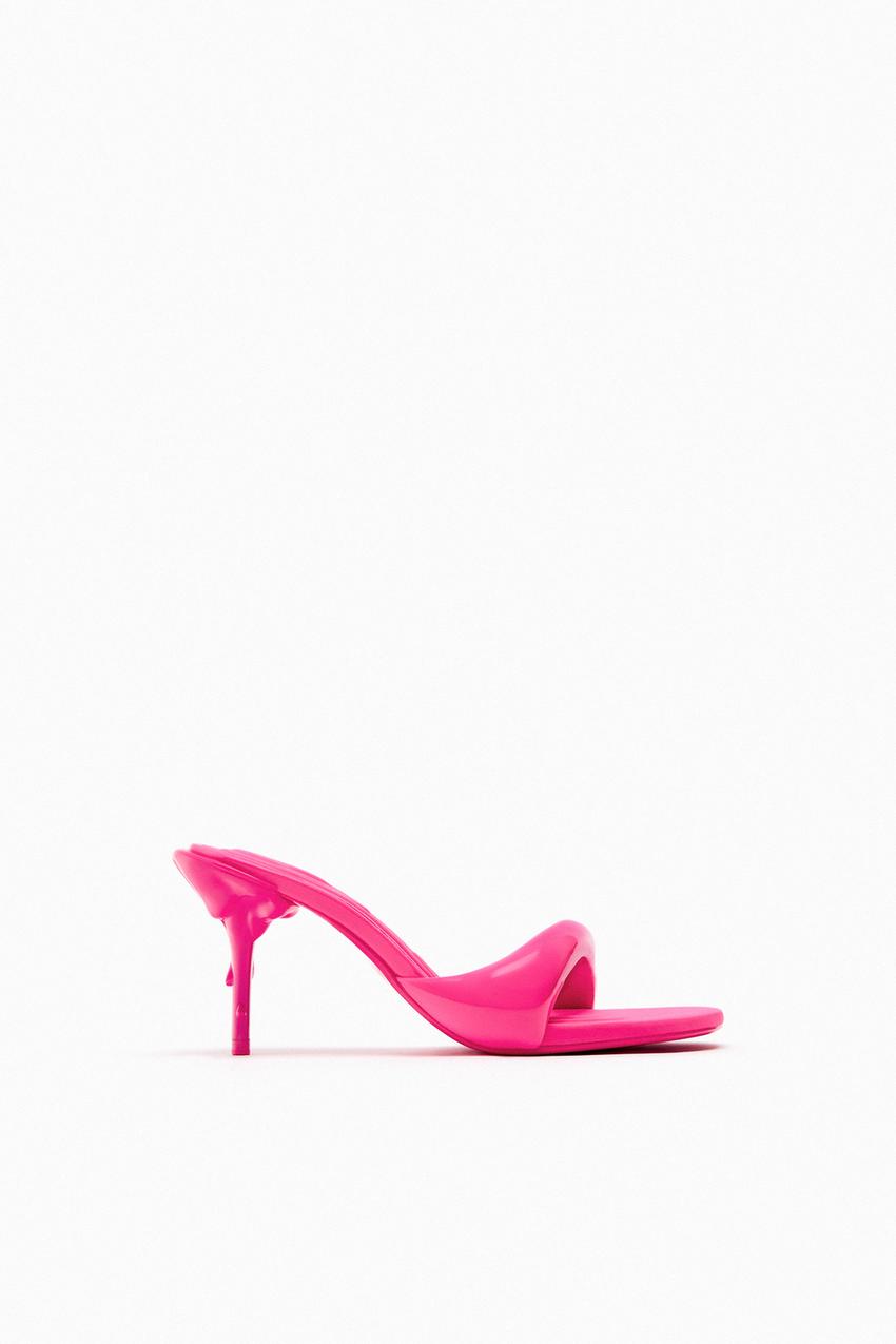 Zara fuchsia heels Clearance