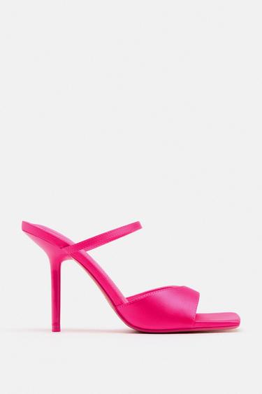 Zara pink high heels Clearance
