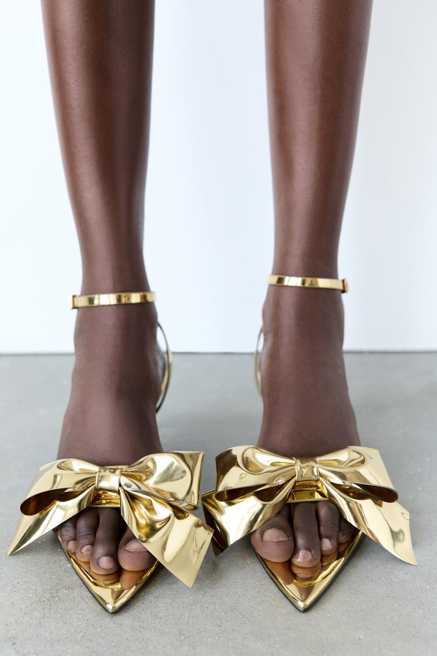 Zara sparkly sandals Clearance