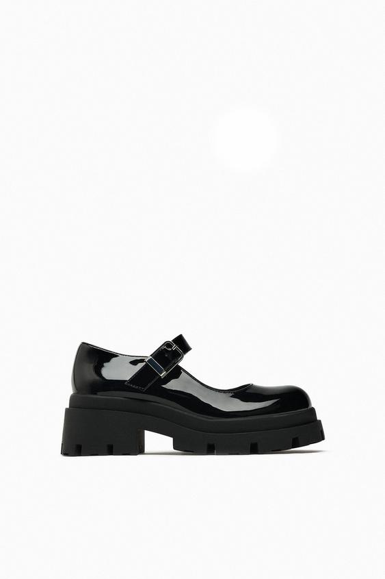 Image 1 of TRACK-SOLE MARY JANES WITH BUCKLE from Zara