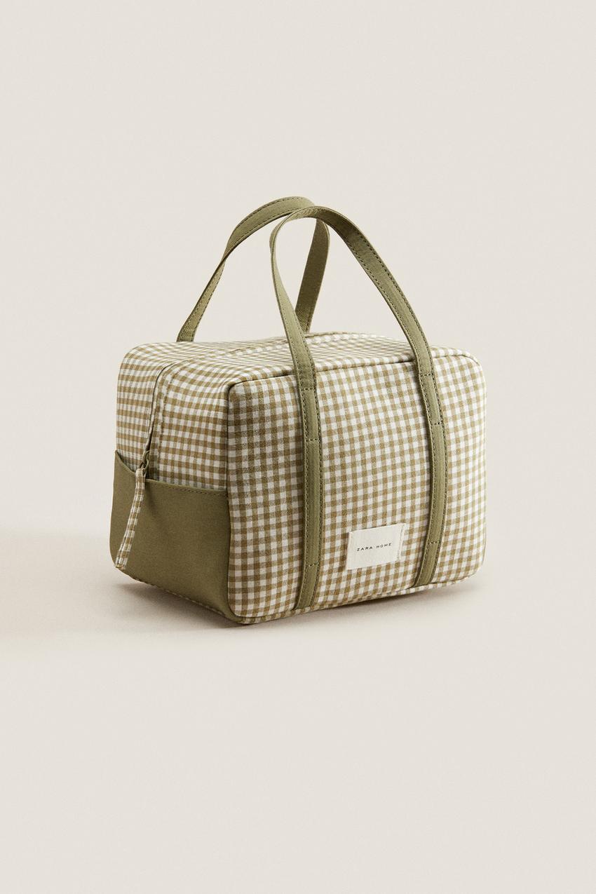 Gingham bag zara Clearance