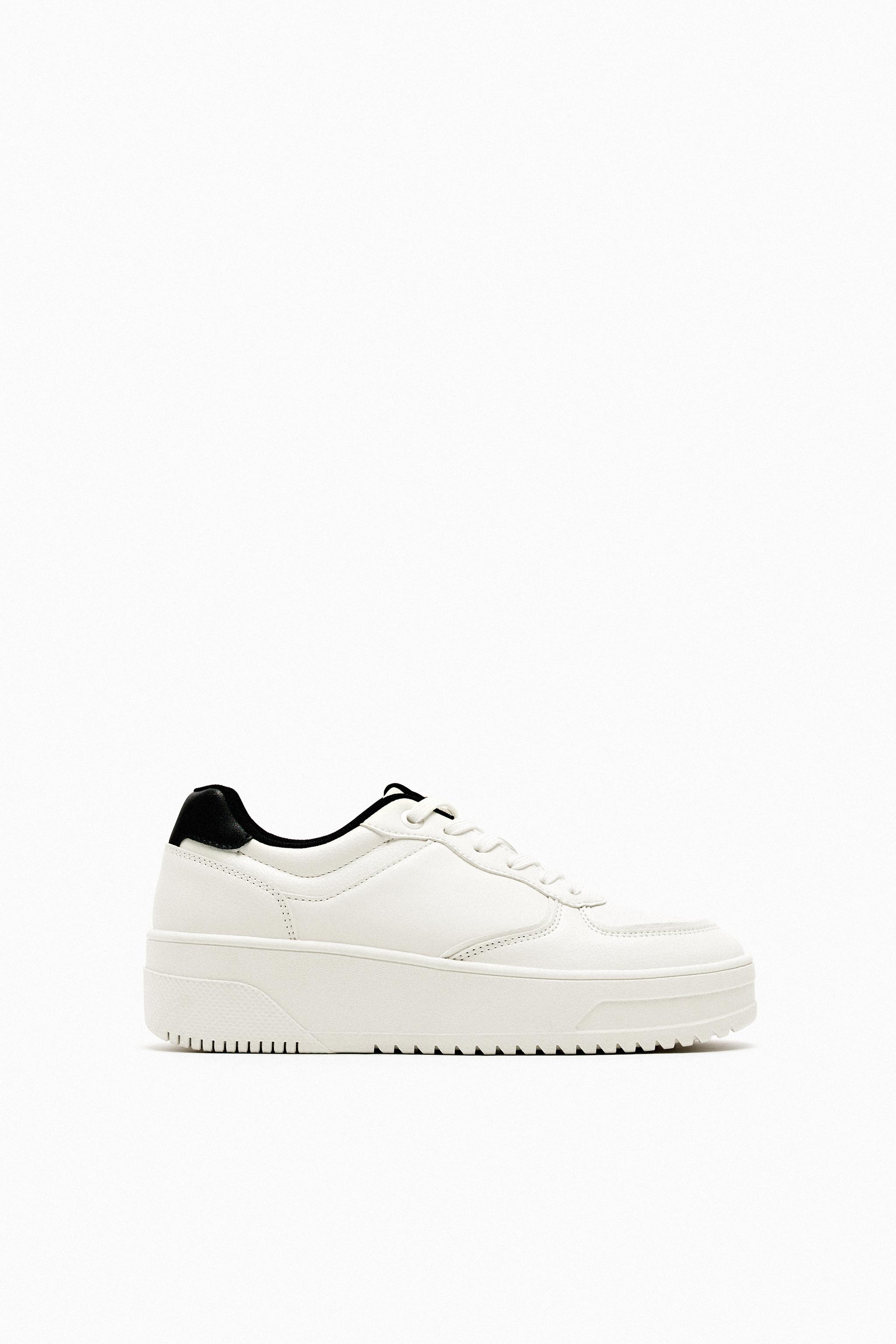 Zara white sneakers women's Clearance