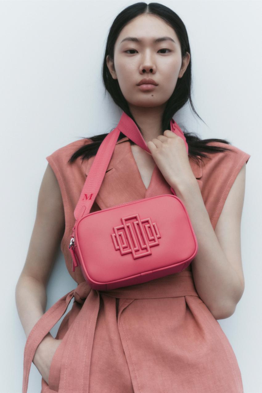 Pink zara bag Clearance