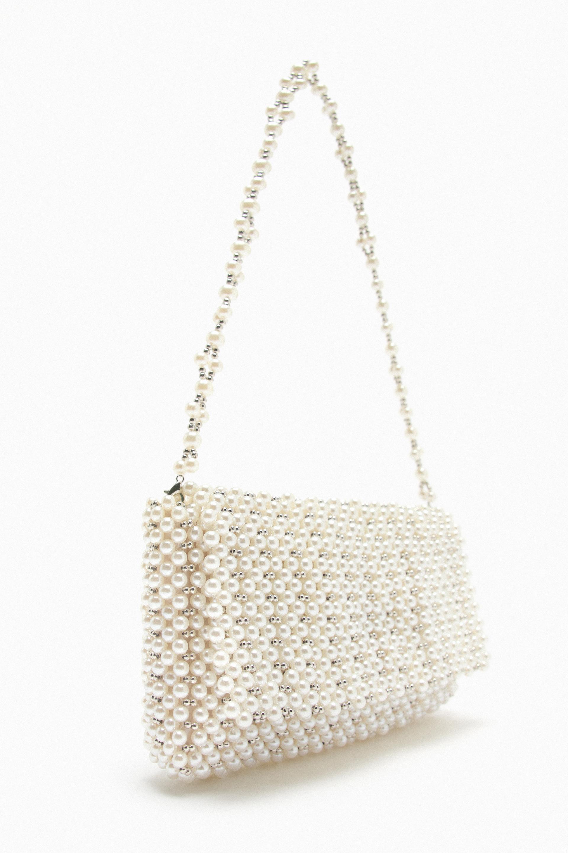 Pearl purse zara Clearance